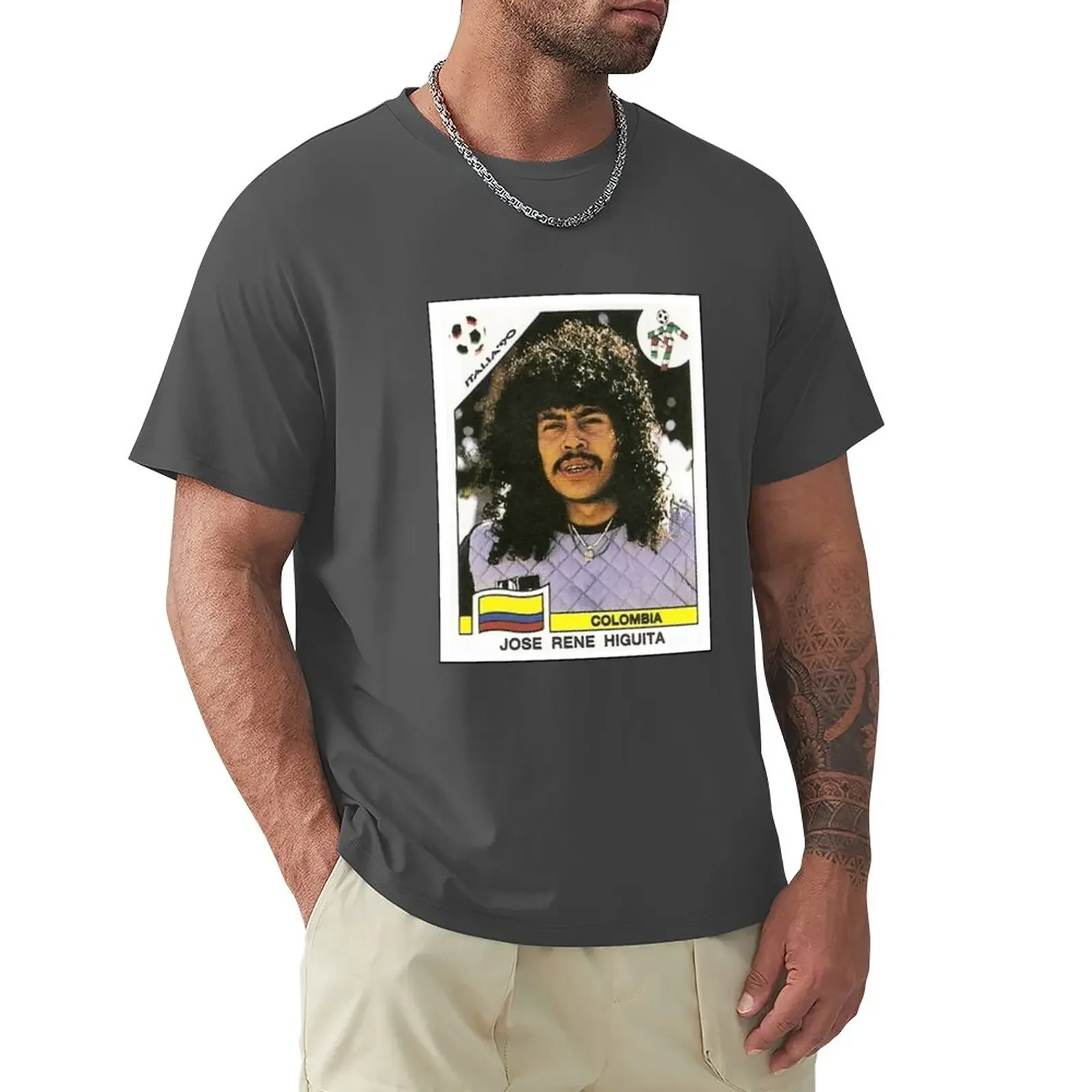 JOS? REN? HIGUITA - 1990 T-Shirt sublime funny graphics Short sleeve workout for men new in tops & tees vintage Informal Outfits