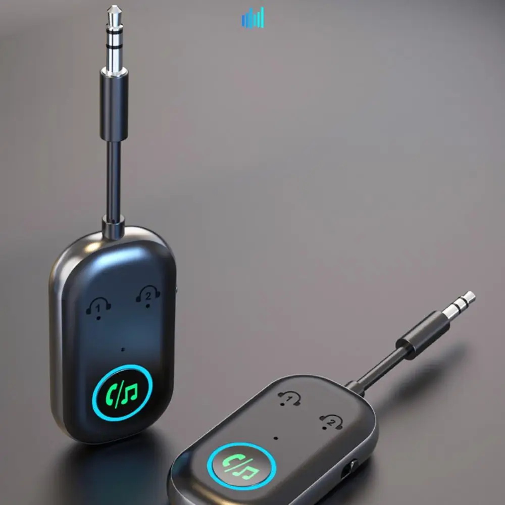 

2-in-1 Bluetooth 5.3 Transmitter Receiver Compatible with 2 Devices Stereo Sound Wireless Adapter Universal Dual Mode