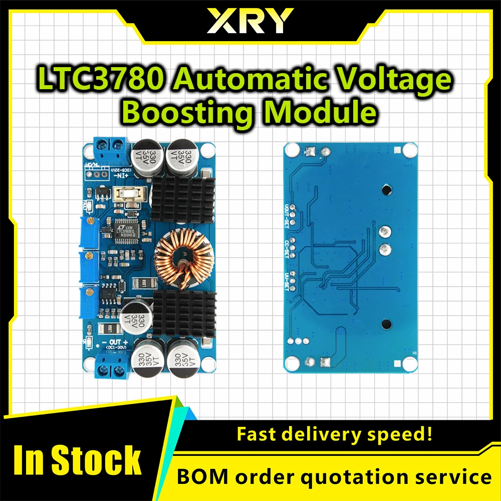 XRY LTC3780 DC-DC 5-32V to 1V-30V 10A Automatic Step Up Down Regulator Charging Module Power supply module EGBO