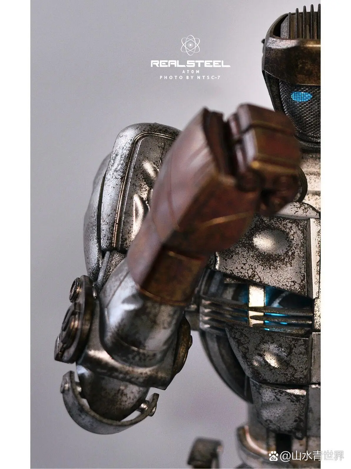 ThreeA 3A 1/6 《Real Steel 》Atom Action Figures نموذج ألعاب ذرة فولاذية حقيقية بالنعناع في صندوق من المقتنيات الجانبية مقاس 42 سم