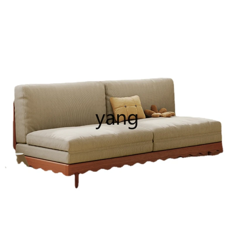 

CX Sofa Bed Foldable Dual-Purpose Small Apartment Living Room Balcony Multi-Functional Solid Wood Furniture Retro Style