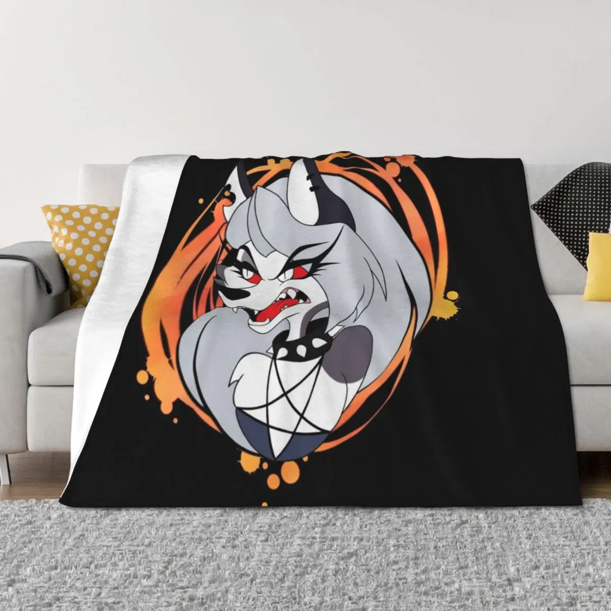 

Loona Throw Blanket For Baby Cute Plaid halloween blankets ands Blankets