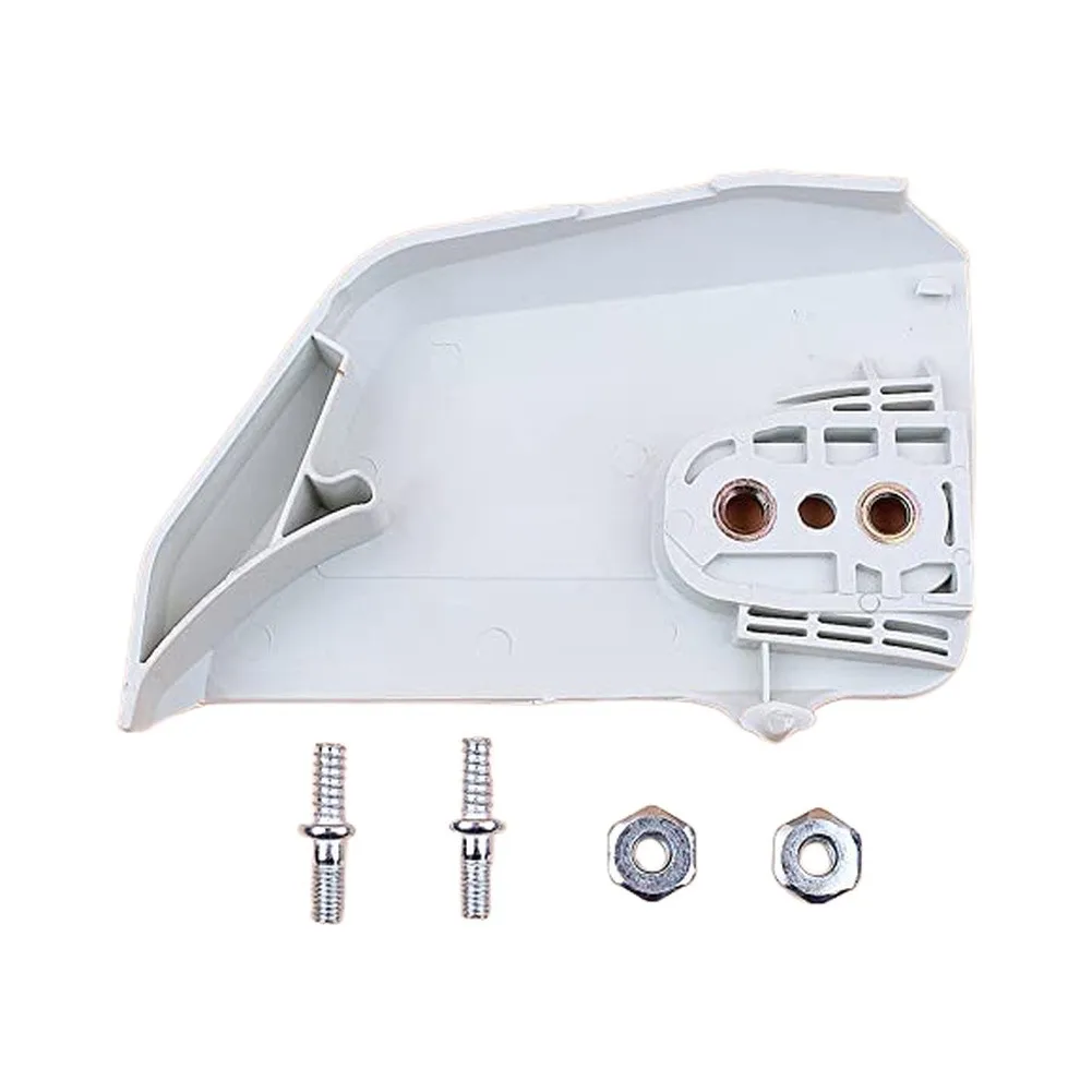 Clutch Sprocket Cover Kit for Chainsaws Includes 1 Cover 2 Rod Bolts 2 Rod Nuts for 021 023 025 Ms210 Ms230 Ms250