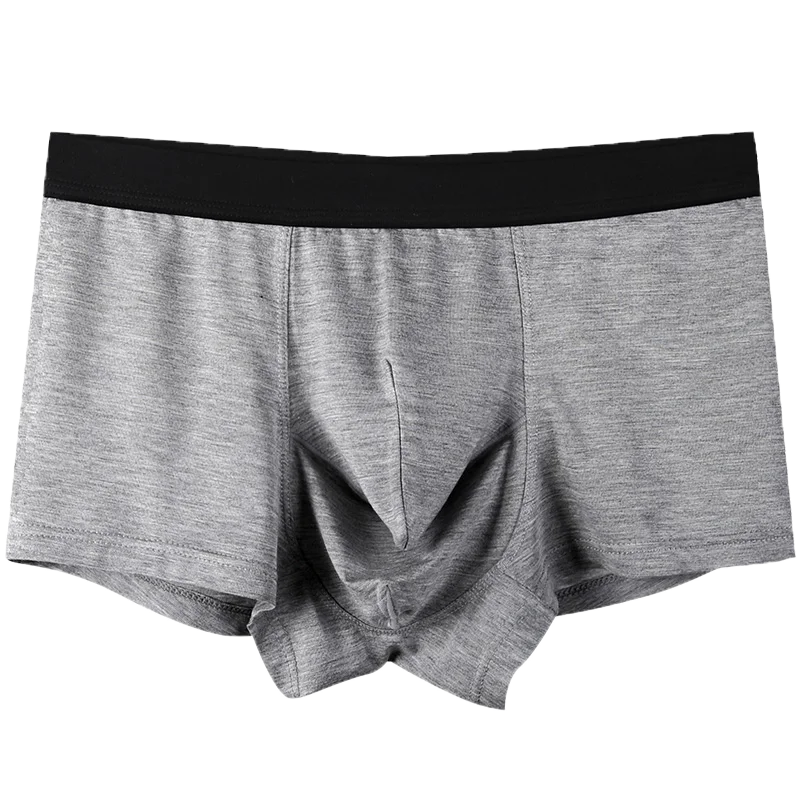 3 قطع من الملابس الداخلية الملاكمين للرجال، مقصورة منفصلة منفصلة، قيعان صيفية مريحة