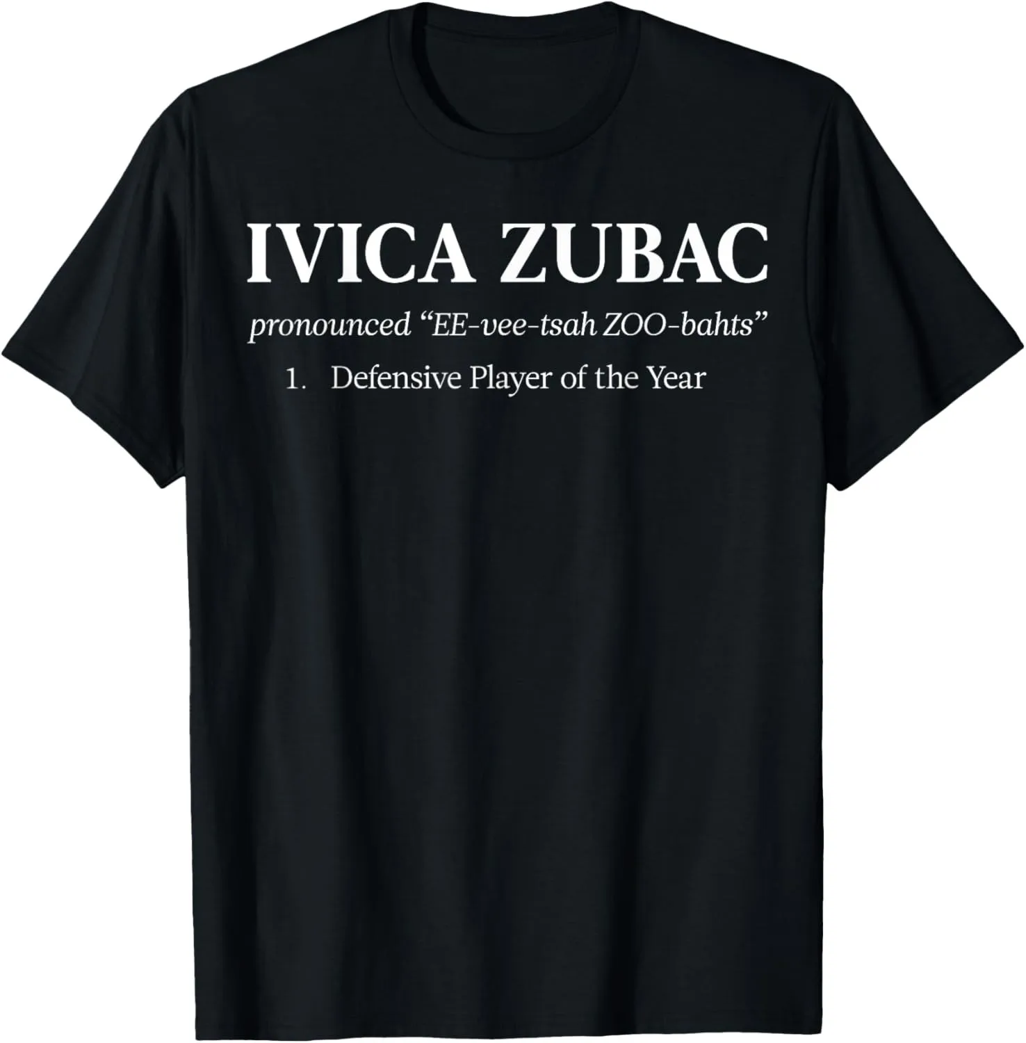 Футболка с капюшоном Ivica Zubac Pronounced Ee-Vee-Tsah Zoo-Bahts