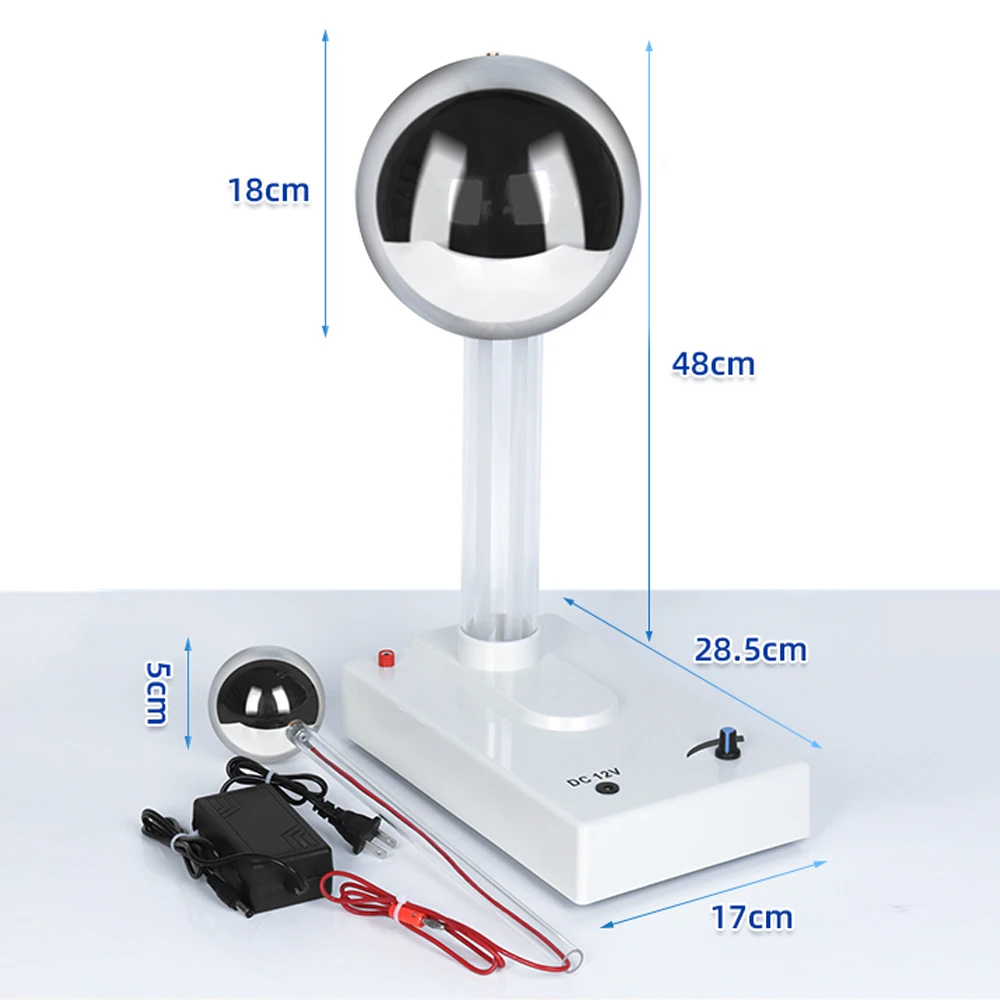 

AC220V Van De Graaf Generator, Physics Experiment Instrument Teaching Discharge Electrostatic Induction Principle