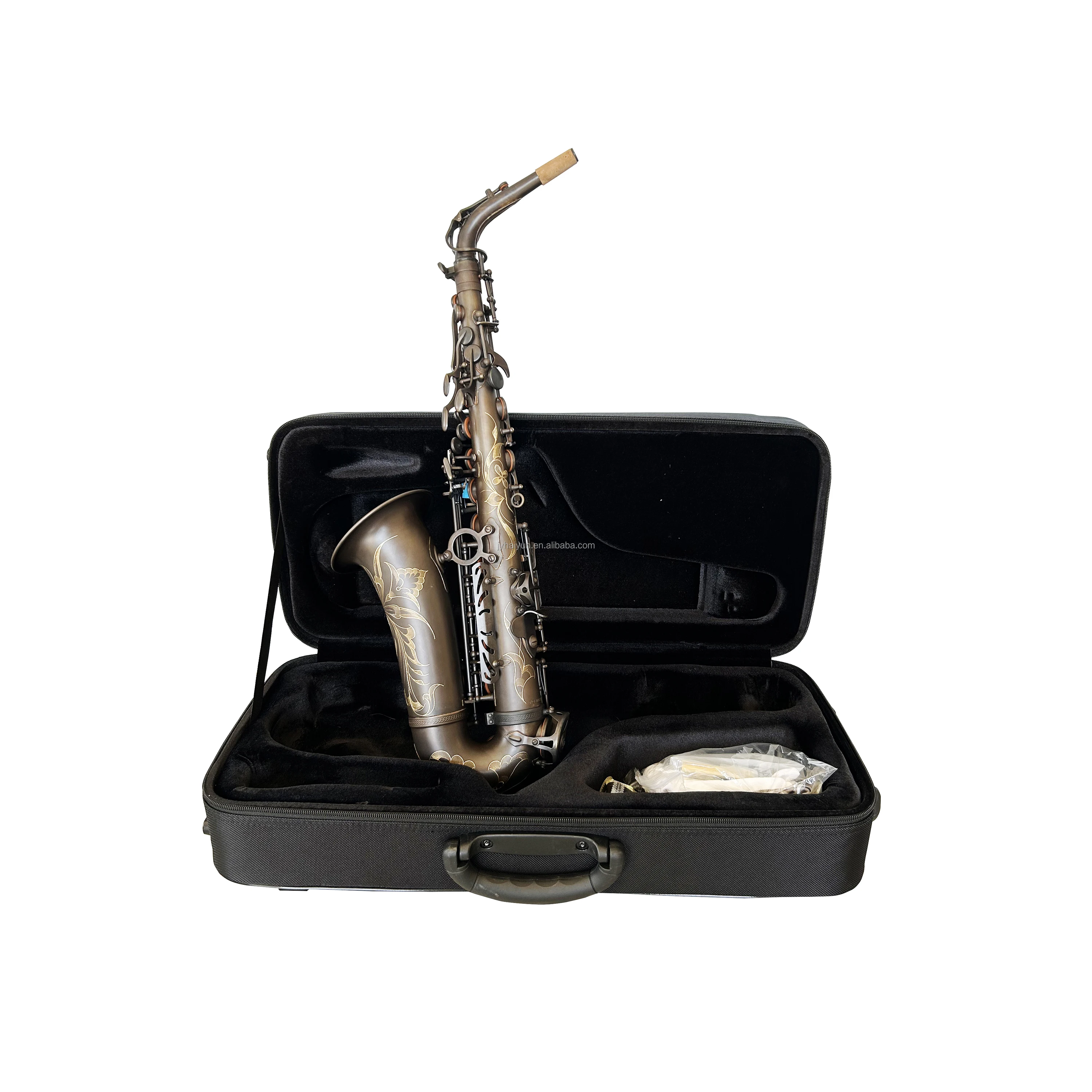 

Professional Vintage Black Gold Copper Alto Saxophone JYAS102VGBKGC Tone Woodwind Instrument For Musicians