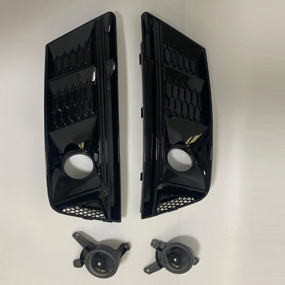 Rejilla de luz antiniebla suave para parachoques delantero, moldura de tapa, embellecedor de capó para A4 A4L S4 B9 2017-2018