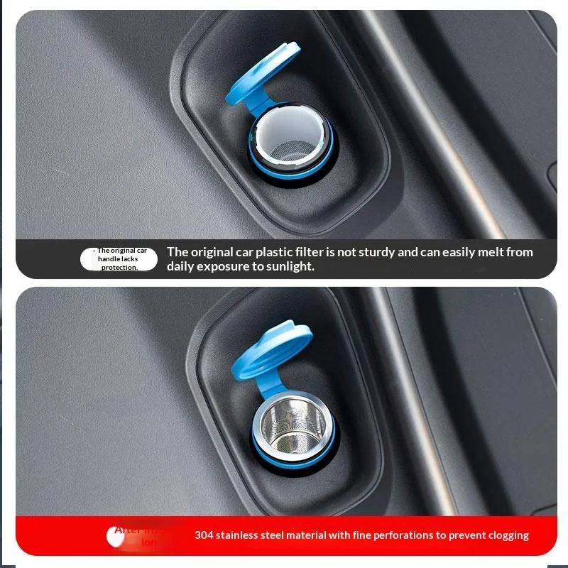Fit For Zeekr 7X Car Windshield Washer Fluid Filter Anti Clog Filler Funnel Auto Modification