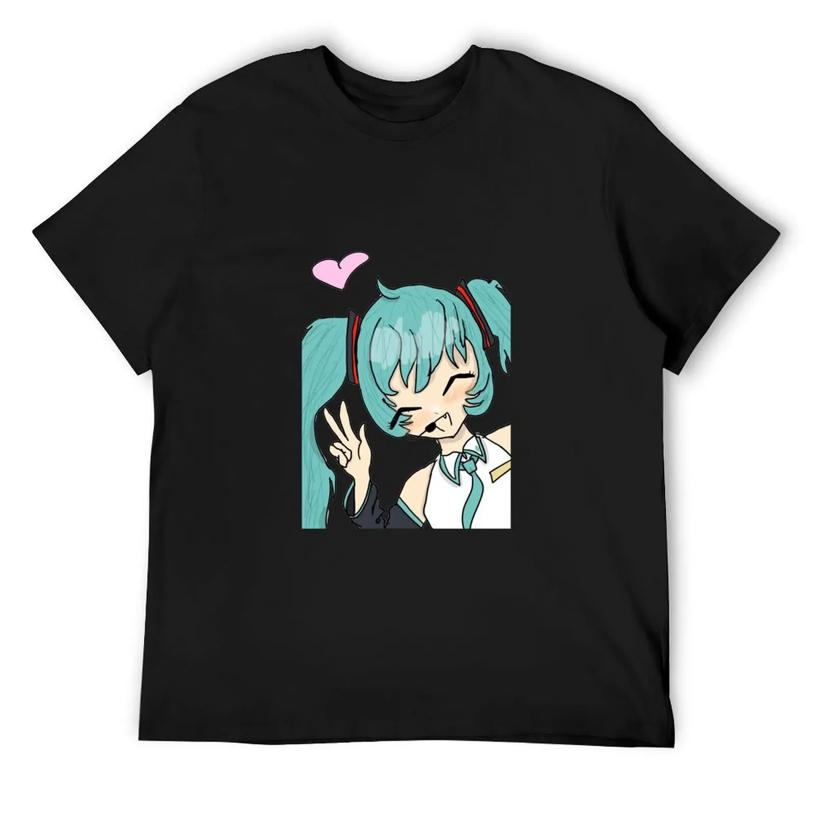 

Miku T-Shirt oversized Funny t-shirt cheap stuff t shirt men