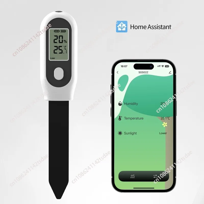 Screen display three-in-one high-precision moisture meter pH temperature and humidity PH value double needle soil detector