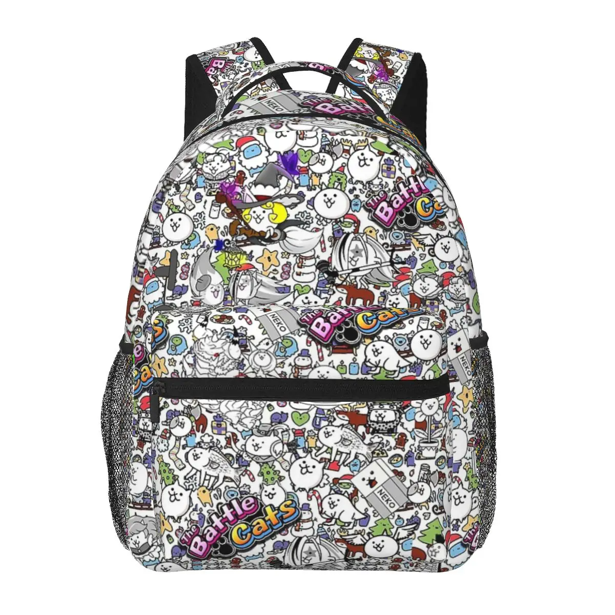 

Battle Cats Backpacks Boys Girls Bookbag Children School Bags Cartoon Kids Rucksack Shoulder Bag Large Capacity