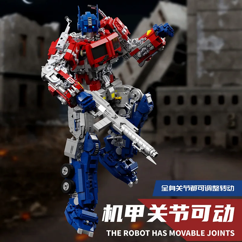 4229 Uds. 52cm Autobot líder bloques de construcción modelo MOC Robot ladrillos montaje Diy juguetes para niños conjunto de regalo de Navidad