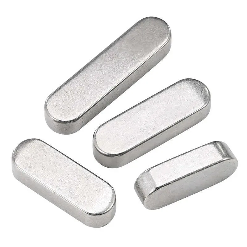 Parallel Keys A Type GB1096 Stainless Round Ends Flat Key Pins M3M4~M12 A Type Square Dowel Drive Shaft Pin 304 Stainless Steel