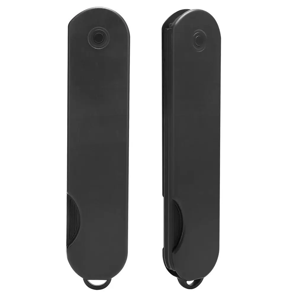 Protable 2 in 1 Folding Pocket Comb Foldable Black Styling Comb Lightweight Pocket Beard Comb For Men