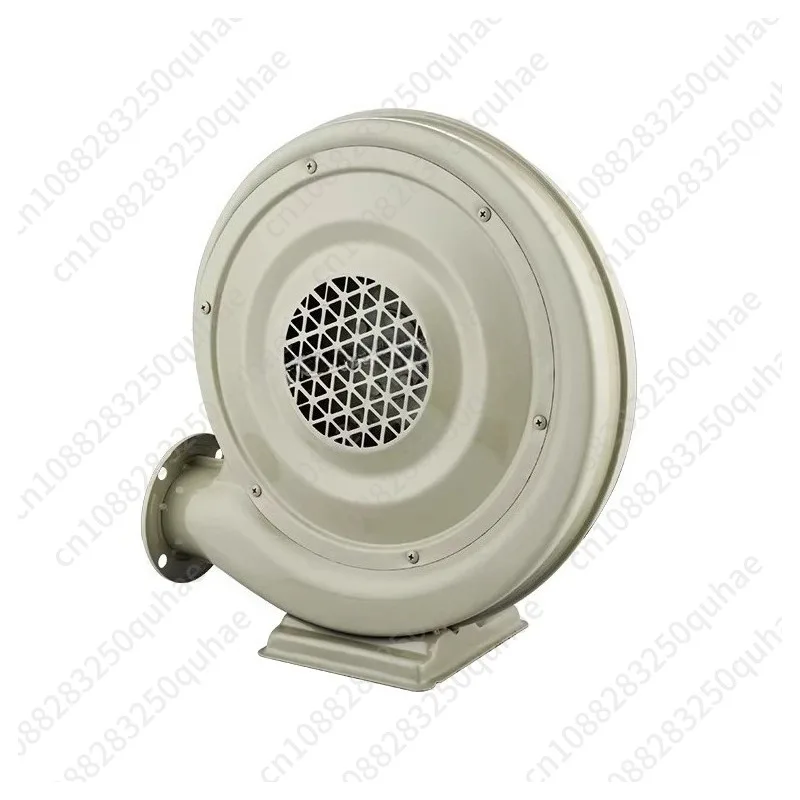 Iron shell medium pressure fan, powerful centrifugal blower 220V dust suction industrial stove smoke exhaust