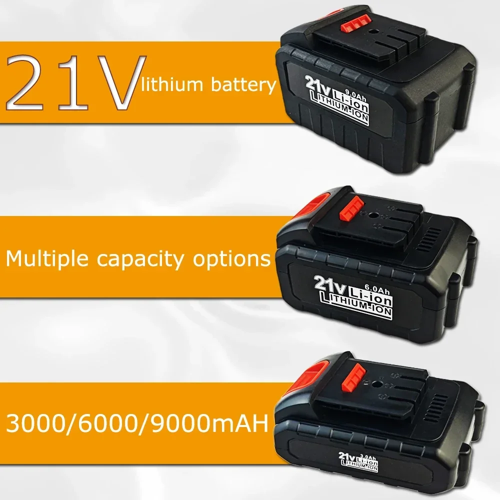 

21V 9AH 6AH 3AH high-power durable lithium battery,charger, suitable for Dayi 21V Volt Replace Battery For Screwdriver