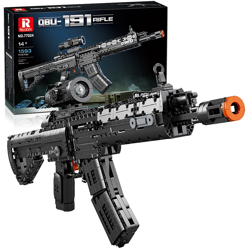 1593 STKS 191 Rifle Bouwstenen Militaire Wapens Simulatie Gun Collection Model Bricks kinderen Oorlog Spel Speelgoed Vakantie Geschenken