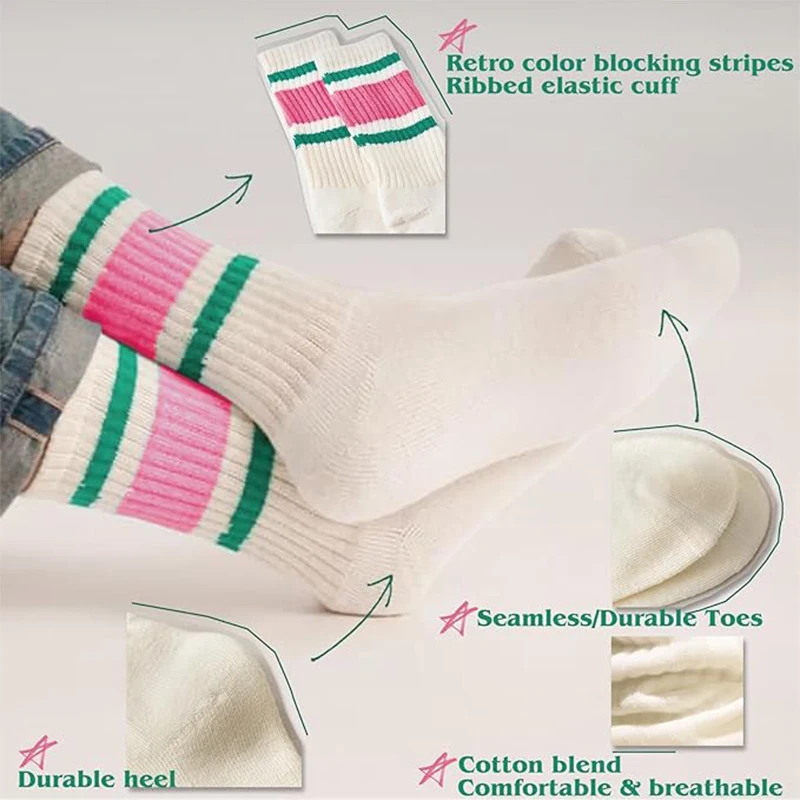 Casual Women's Socks, Women's Mid-Calf Socks, Women's Slouch Socks, Women's Cotton Socks, Cycling Socks, Sports Socks