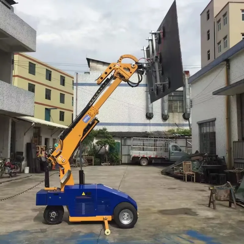 Portable Wheel Glass Window Lifting Equipment Robot Metal Sheet Lift Assist Vacuum Handling Lifter Glass Handling Vacuum Lifter
