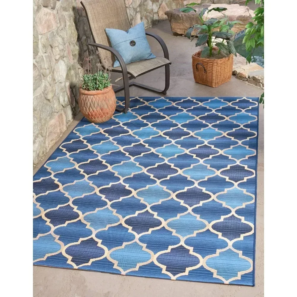 Outdoor Area Rug 10' X 12', Outdoor Botanical Collection Area Rug