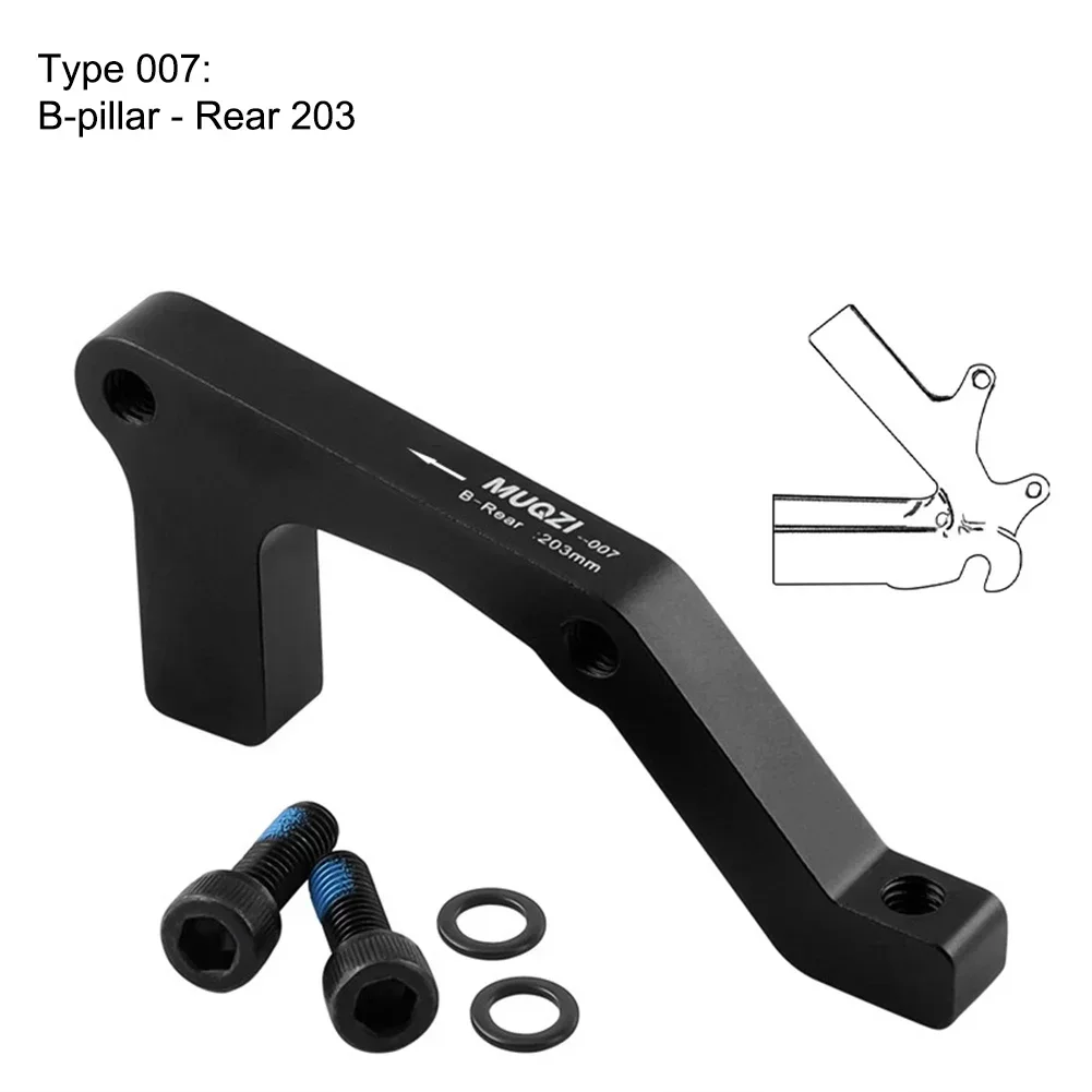 Bicycle Disc Brake Transfer Seat Front Fork Lift Frame Bike Disc Brake Adapter Front Fork Frame A/B Pillar 160/180/203m