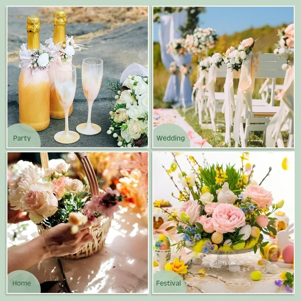 Mini Round Floral Foam Holder High Water Absorption DIY Floral Arrangement Supplies Wet Dry Dual Use Wedding Decor Foam