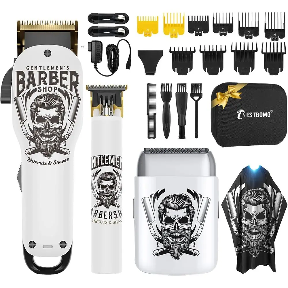 Professional Beard Trimmer Kits and Electric Shaver Sets for Men