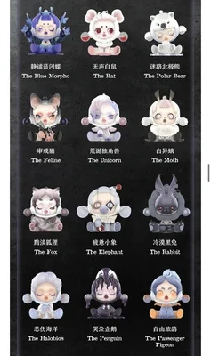 POP MART Skullpanda The Mare of Animals Series Blind Box Toys Anime Action Figure Caixa Surprise Mystery Box Dolls Girls Gift image 3