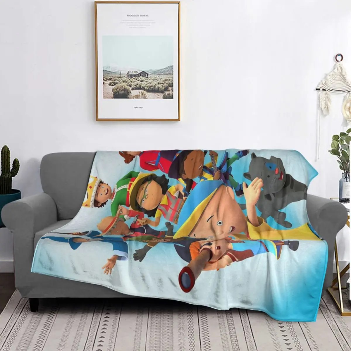 

Caillou, Caillou And Dog Blankets Soft Warm Flannel Throw Blanket Plush for Bed Living room Picnic Travel Home Sofa