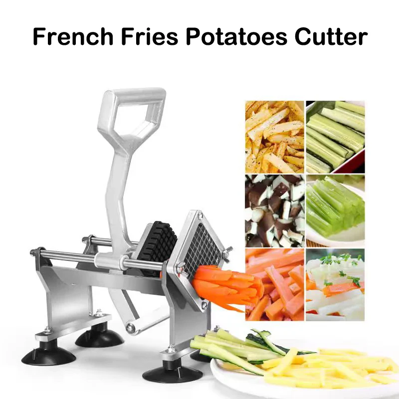 Manual Potato Cutter French Fries Slicer Shredder Potato Chips Maker Chopper Cutting Machine