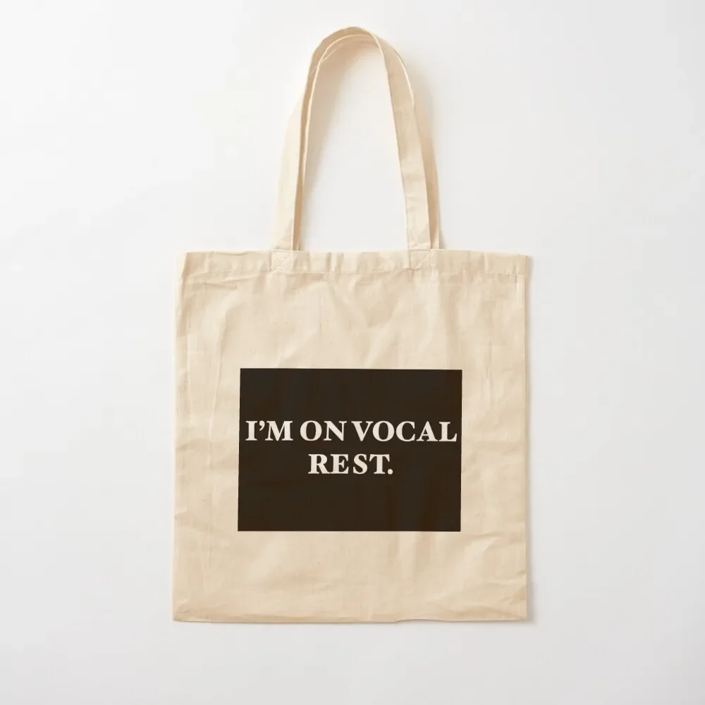 

i'm on vocal rest Tote Bag tote bag canvas Women's shopper Bag