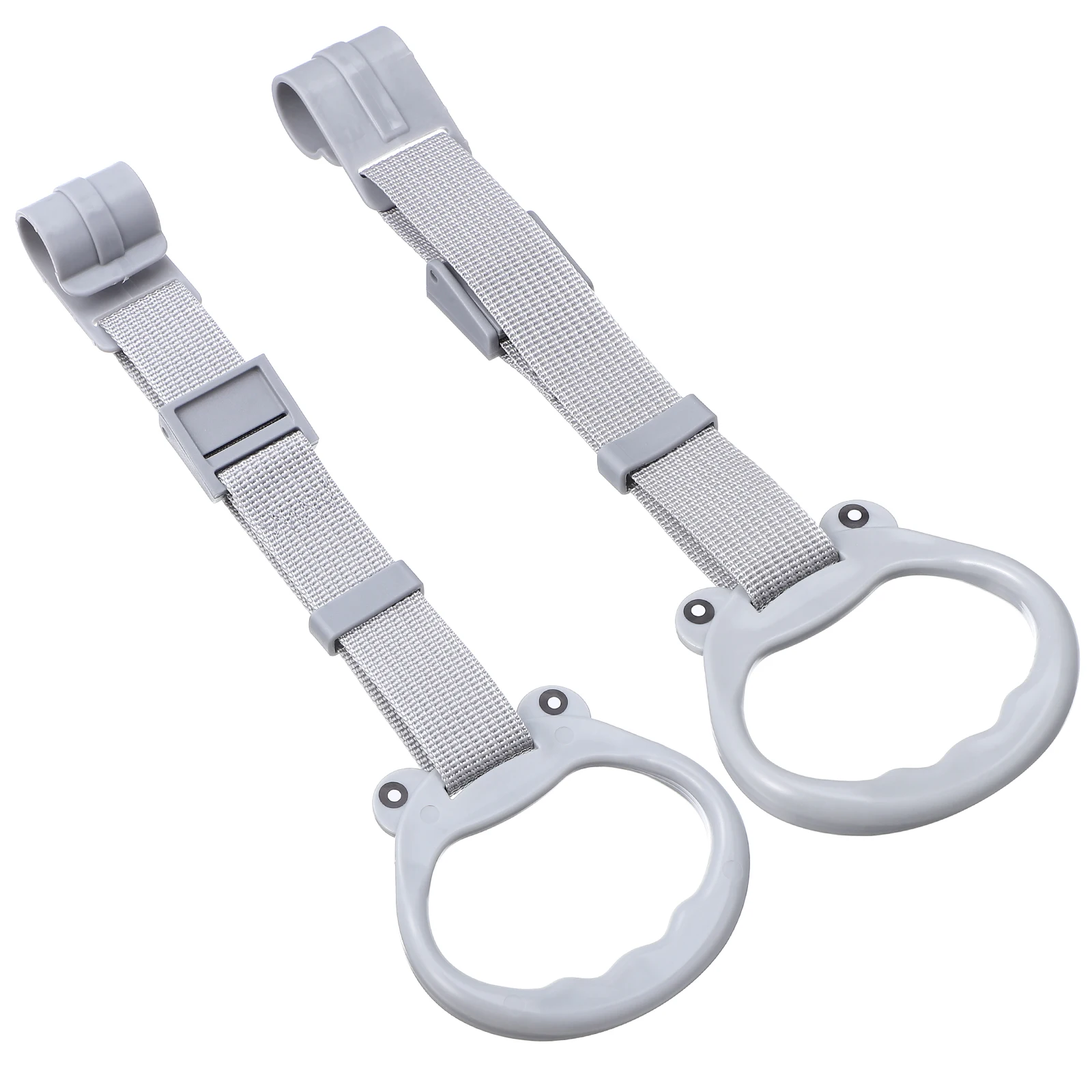 2 Pezzi Anelli di Sicurezza per Box Neonati, Impugnatura Antiscivolo Regolabile, Maniglie per Lettino, Accessori per Bambini