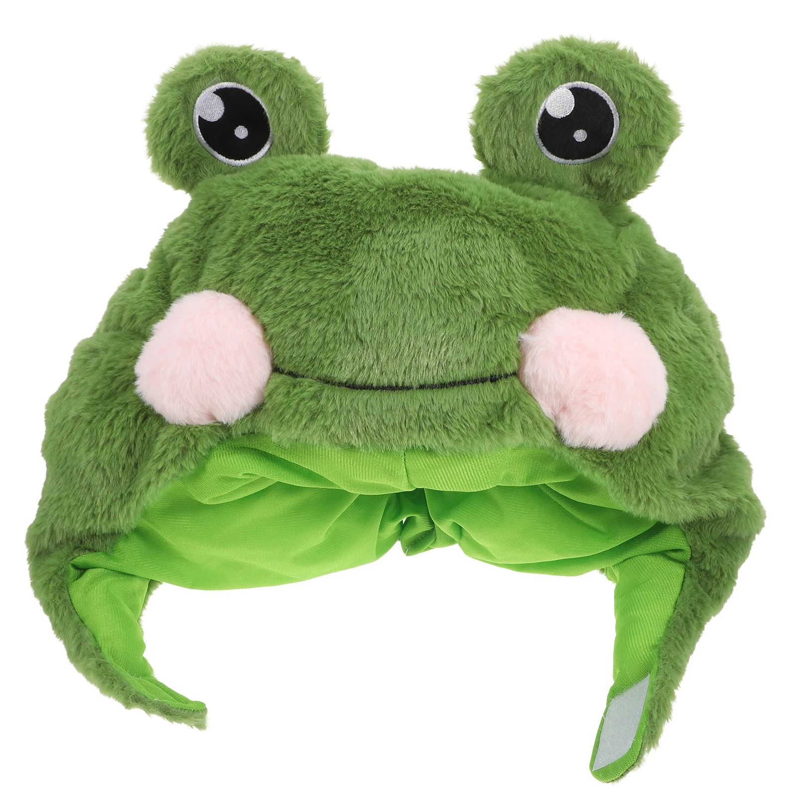 

Frog Hood Hat Frog Shaped Hat for Kids Cute Cartoon Design Soft Material Photography Props Novelty Animal Cap
