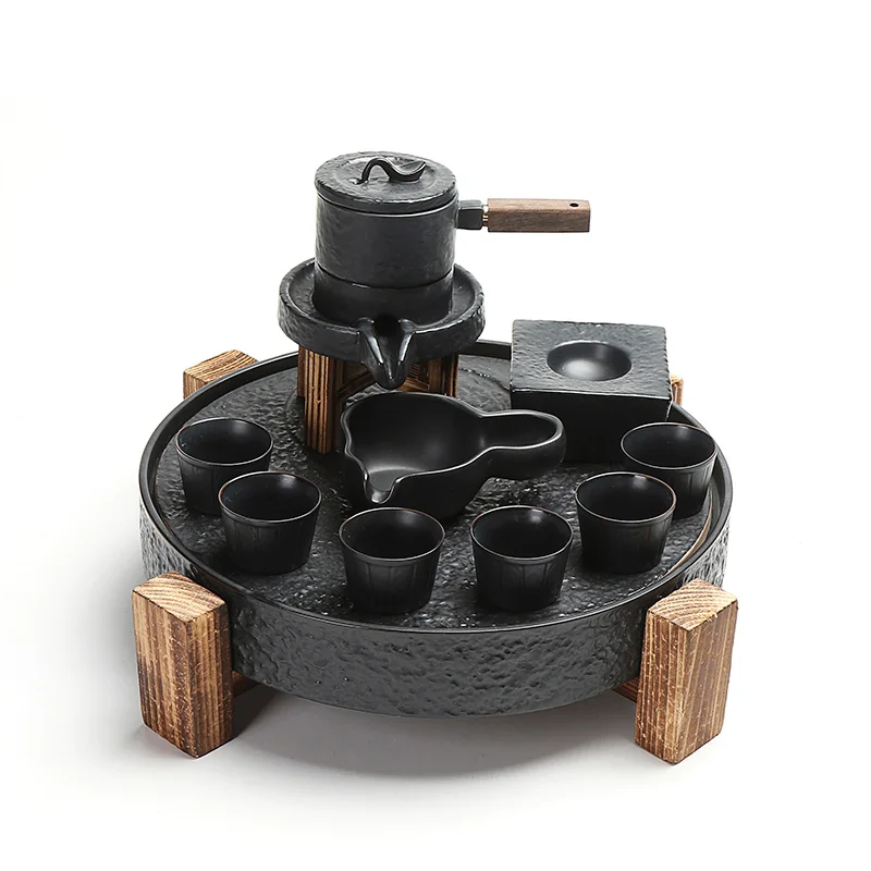 Set da tè in ceramica per uso domestico teiera per la conservazione della salute strumento per il tè Kung Fu cinese
