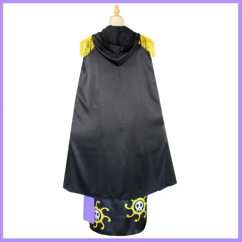Anime Seven Warlords of The Sea Boa·Hancock Empire Snake Cosplay Costume Black Cloak Kimono Wig Woman Sexy Carnival Suit 5ftu^ 5