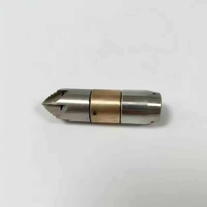 Mini Rotating Nozzle 1/8 Female Thread Sewer Drain Dredge Sludge Grease Removal Professional Pipe Cleaning Replacement Accessory