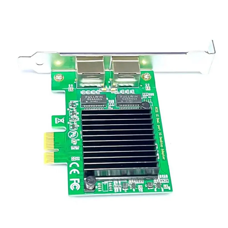 N86R Dual Port RJ-45 1000Mbps PCI-Express X 4 Gigabit Ethernet Server Adapter Dual Port Network Interface Controller
