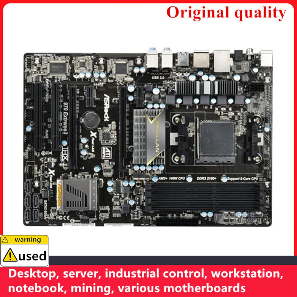 

Used For ASRock 970 Extreme3 Motherboards Socket AM3+ DDR3 32GB For AMD 970 Desktop Mainboard SATA III USB3.0