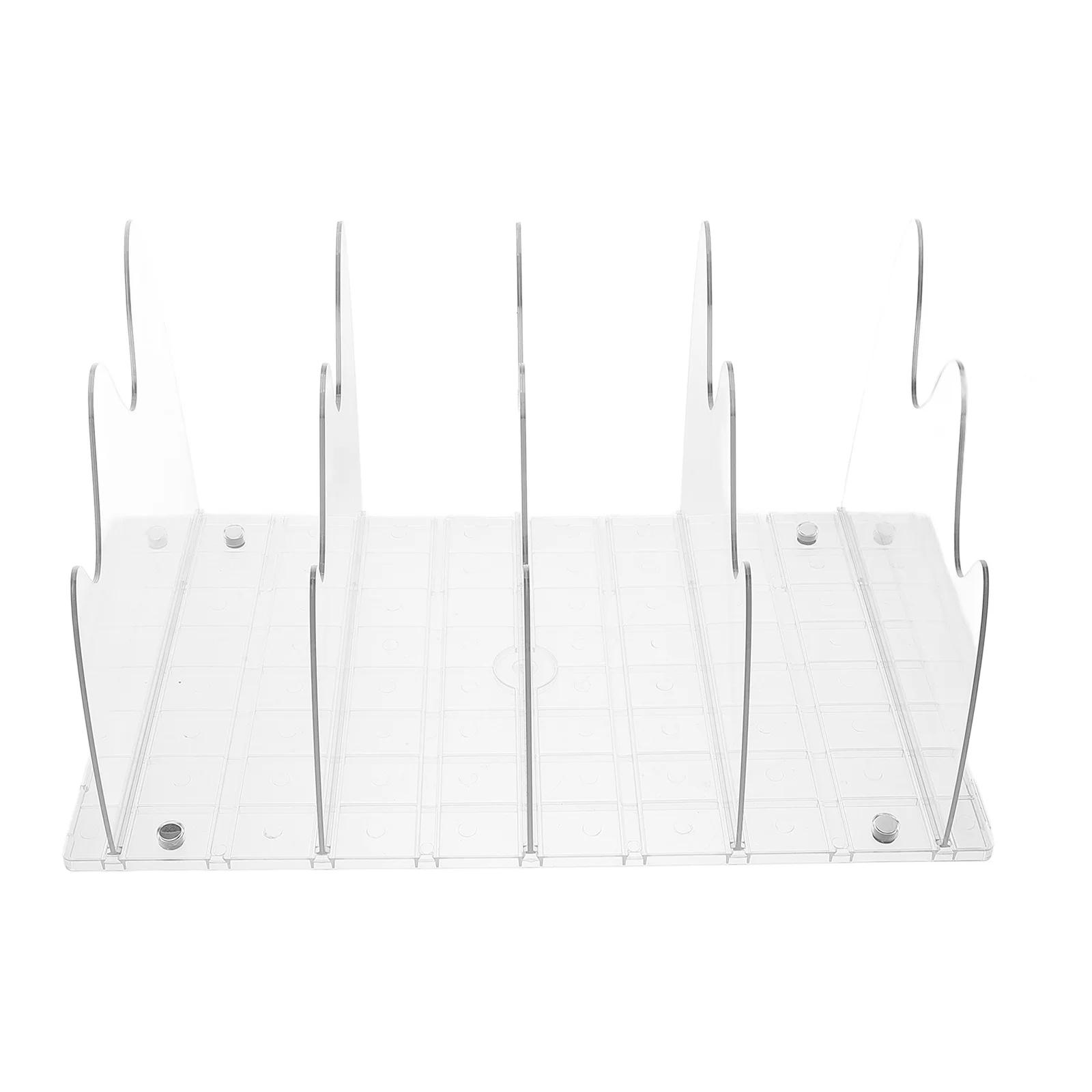 

Plastic Wardrobe Tray Dividers Clear Shelf Divider for Cabinets Home Closet Organizer Storage Box Multi-function