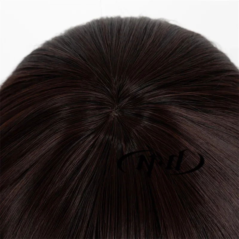 CyND الهوية الخامس البستاني إيما وودز شعر مستعار تأثيري براون الشعر زي هالوين موضوع حفلة ل كوميك كون كوزر الباروكات الاصطناعية #5