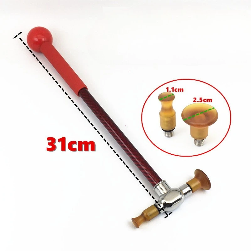 

Anti-Slip Car Dent Repair Sheet Metal Restoration Tool Titanium Alloy Percussion Leveling Hammer with Carbon Fiber Rod