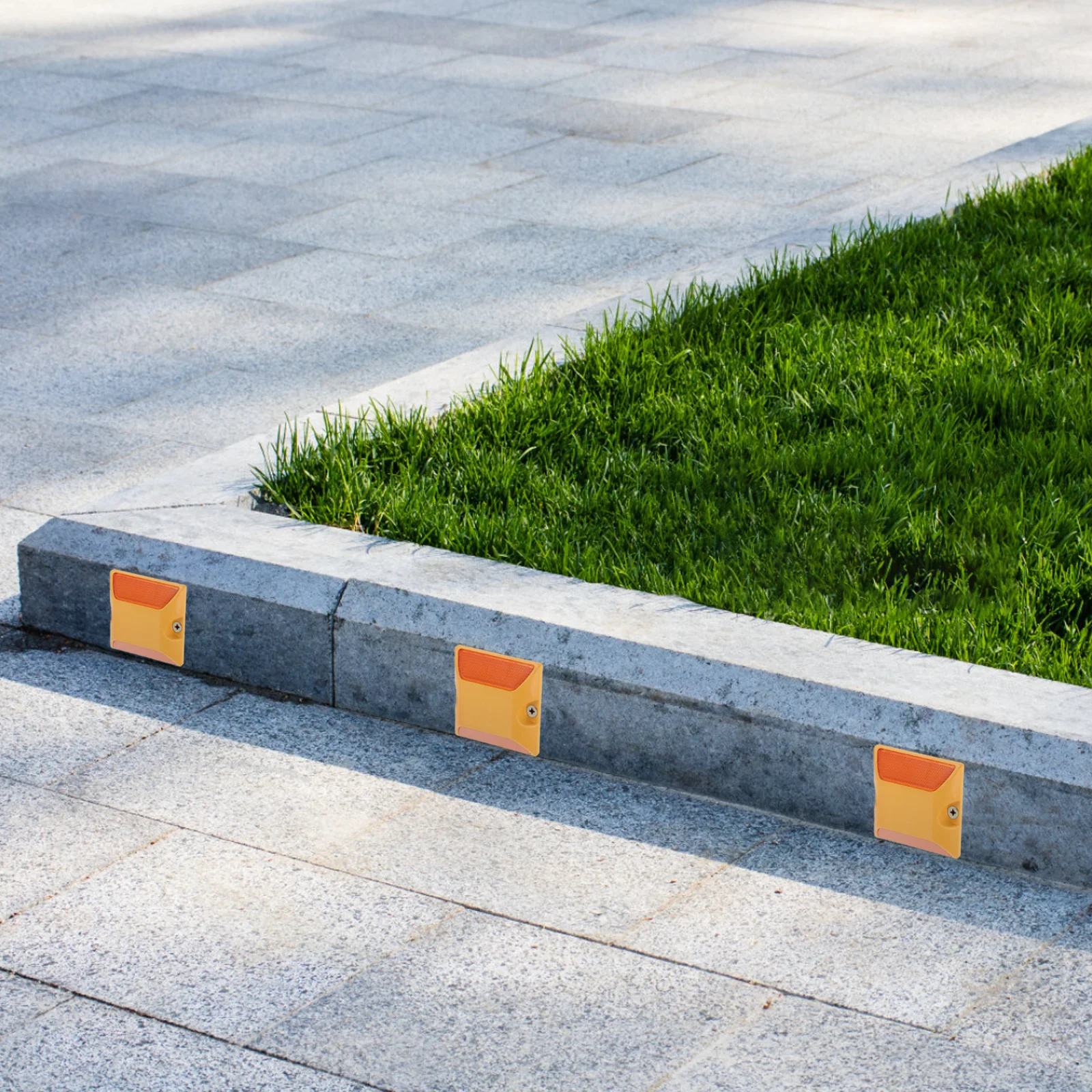 10Pcs Reflective Road Markers High Visibility Durable Plastic Traffic Calming Safety Reflectors Reflective Marker