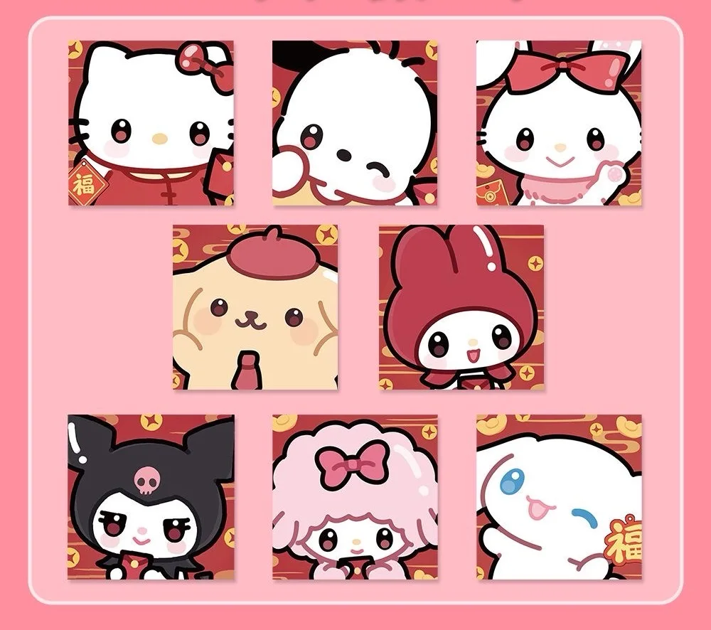 ملصقات My Melody وCinnamoroll & Kuromi 486 قطعة، أنماط شخصية، مثالية لسكرابوكينغ وديكور دفتر الملاحظات وتزيين الكمبيوتر اللوحي