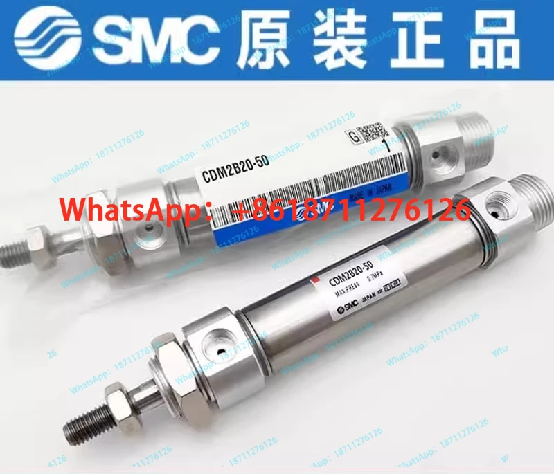 1pc  New Stainless Steel Mini Cylinder CDM2B20/25/32/40 - 5-10-15 - 50-75-500 Z