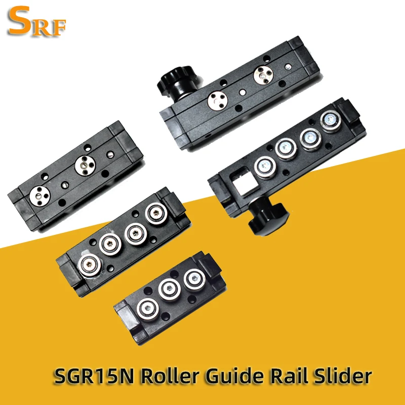 1pcs Roller Linear Guide Rail  SGB15N Slide Block for CNC