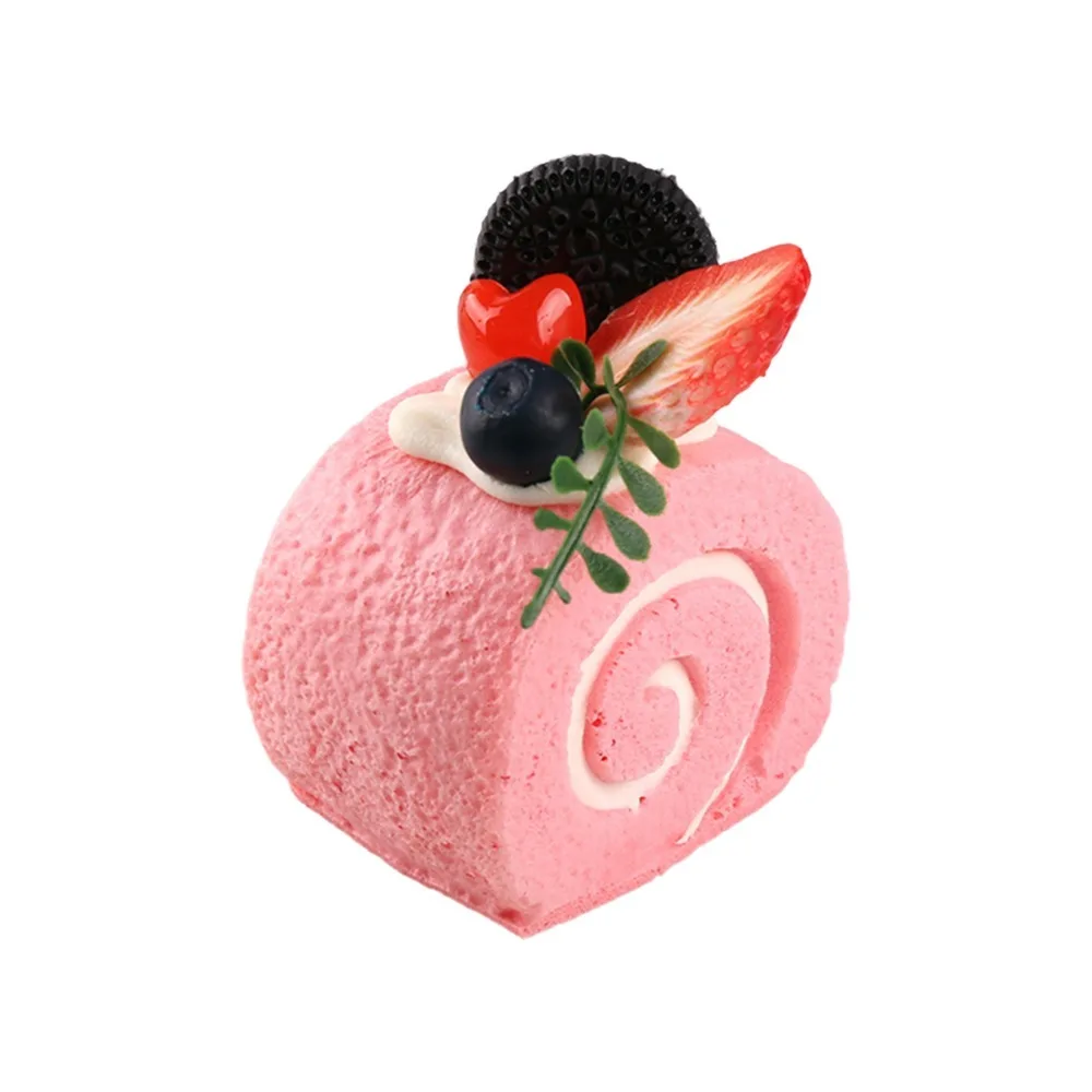 New Rebound Cake Squeeze Cartoon Anti-stress Refrigerator Magnets Soft Mochi Squish Foam for Adult