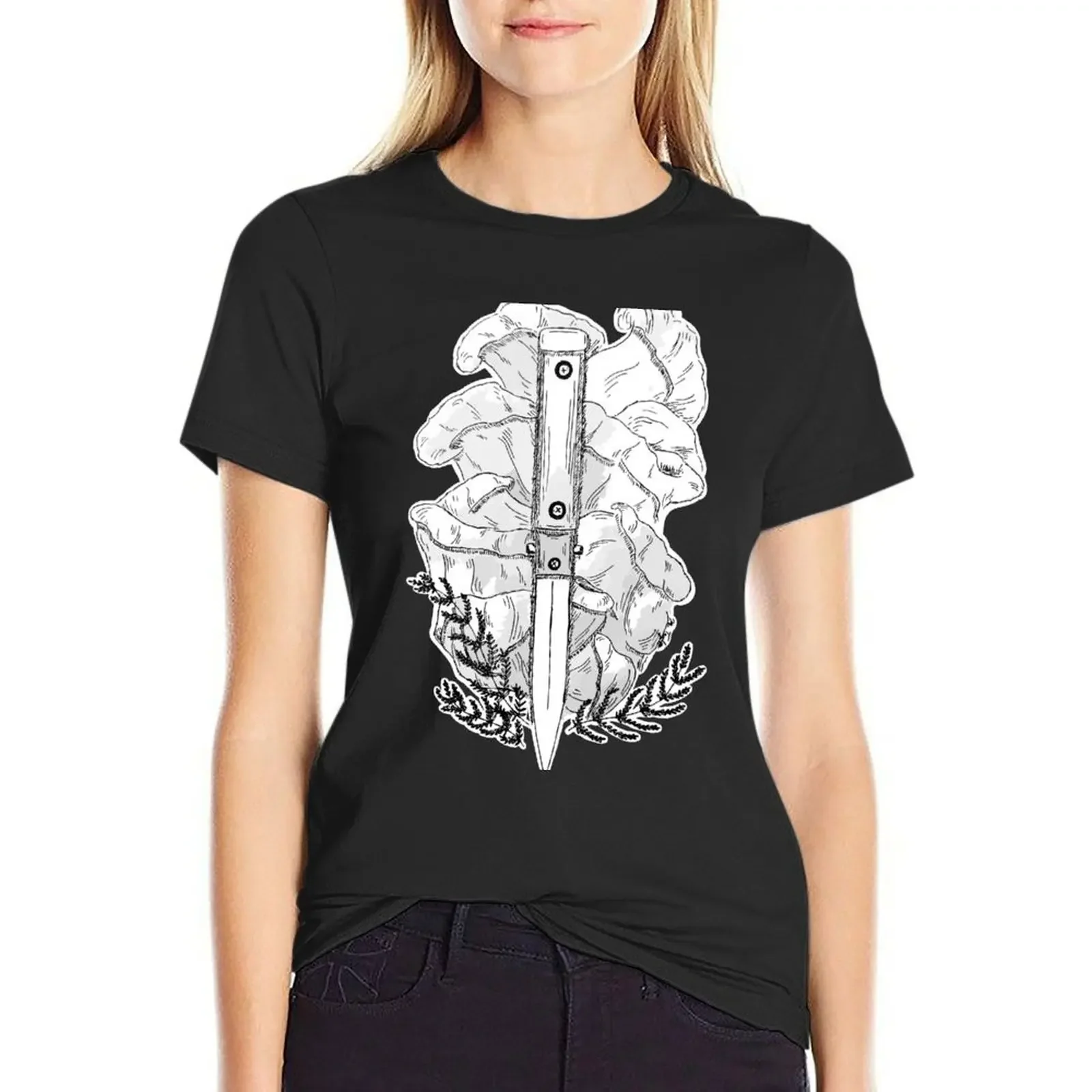 

Ellie＊s Switchblade (digitized) T-Shirt Aesthetic clothing sweat cute tops funnys white t-shirts for Women