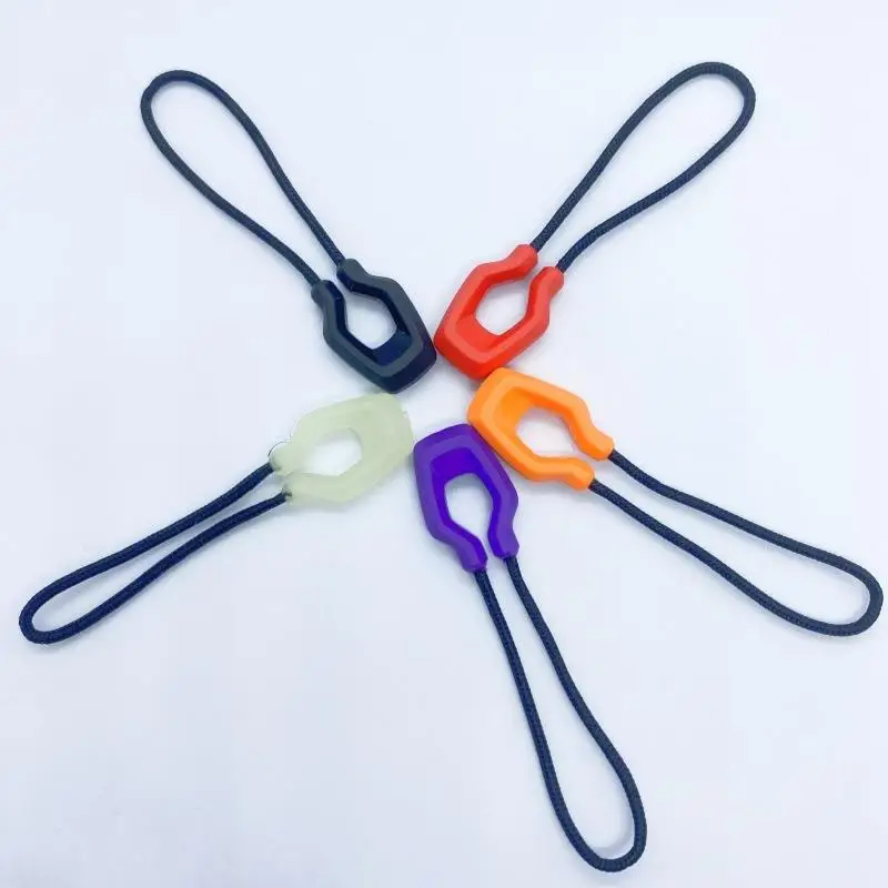 Glow in Dark Luminous Zipper Pull Slider Anti-Loss Head for Backpack Tent Luggage Camping Travel Outdoor Gear
