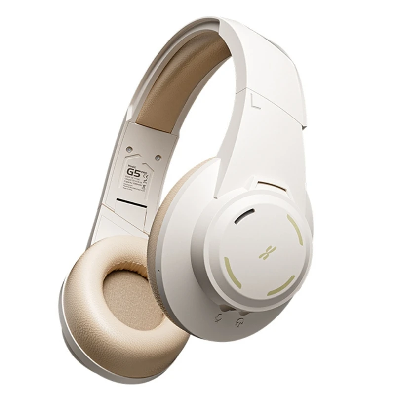 Bluetooth-compatible Headphone with Microphone Foldable Headsets Over Ear